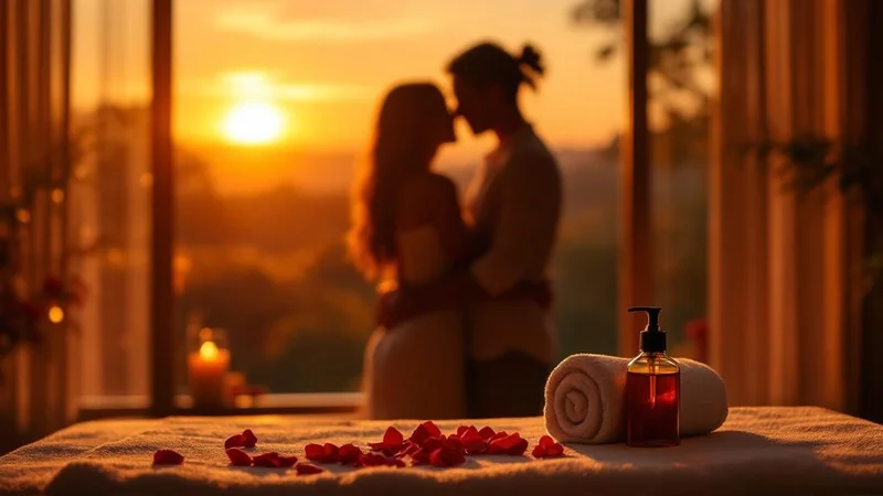 Erotisk massage guide til par 2026 — teknikker, olie og stemning