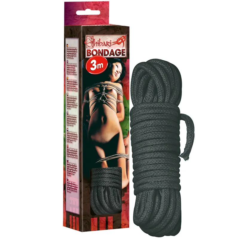 Darkness Japanese Rope 10m — kvalitetsreb til shibari-inspireret bondage