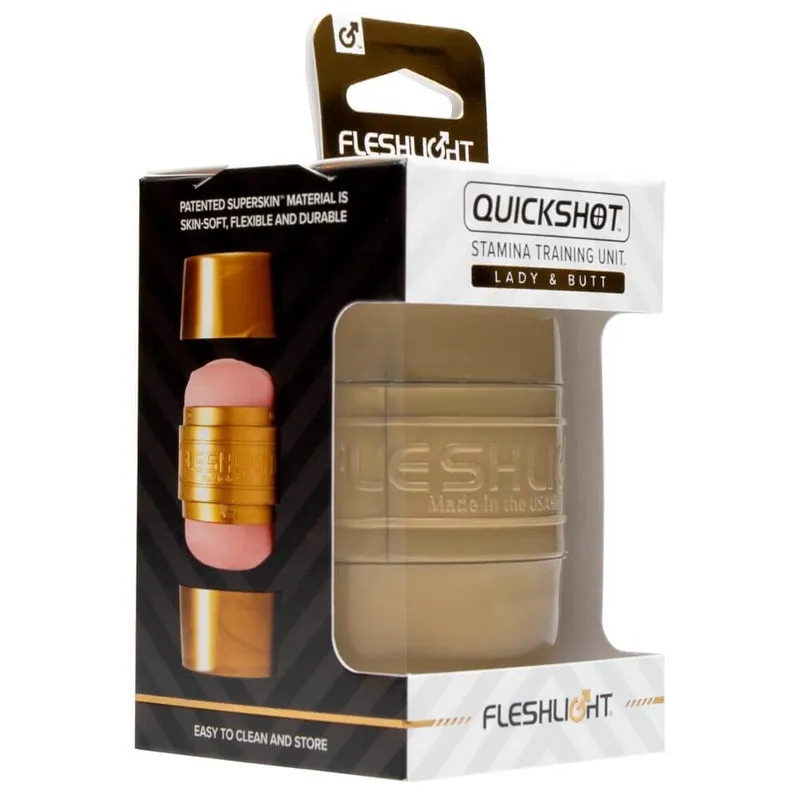 2. Fleshlight Quickshot Vantage — Bedste budget-valg — Kompakt åben-ende masturbator