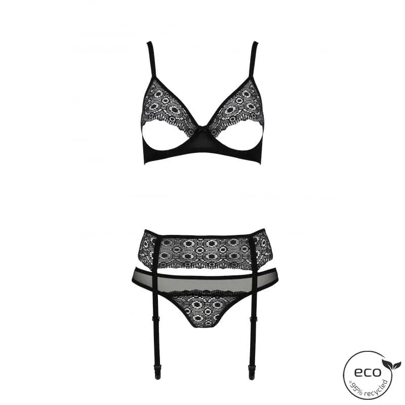 Passion Eco Zinnia Hofteholder Sæt Sort